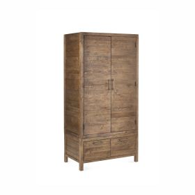Julian Bowen Heritage 2 Door Wardrobe in Cashew