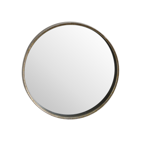 Bronze Narrow Edged Wall Mirror