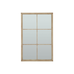 Washed Wood XL Window Mirror
