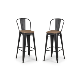 Set of 2 Grafton Metal Barstools