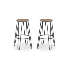 Set of 2 Dalston Round Barstools