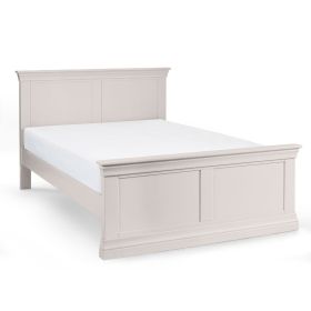 Julian Bowen Clermont 135cm Double Bed in Light Grey