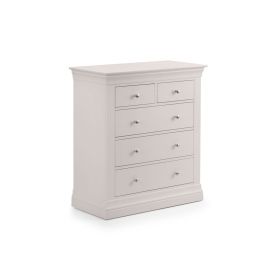 Julian Bowen Clermont 3+2 Chest of Drawers in Light Grey