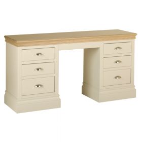 Lundy Painted Double Pedestal Dressing Table