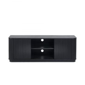 Julian Bowen Louis Fluted Media Unit in Black