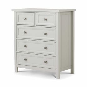 Julian Bowen Maine 3+2 Drawer Chest - Dove Grey