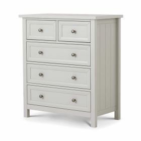 Maine 3 + 2  Drawer  Chest - Dove Grey