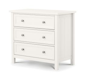 Julian Bowen Maine 3 Drawer Wide Chest - Surf White