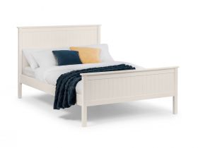 Maine 150cm Bed - Surf White