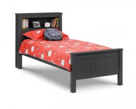 Julian Bowen Maine Bookcase Bed In Anthracite