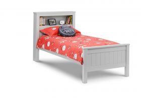 Maine Bookcase Bed 90cm - Dove Grey