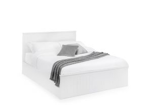 Maine Ottoman Bed 150cm - Surf White