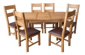Boston Rustic Living Medium Extendable Rustic Dining Table