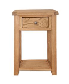 Boston Rustic Living Small 1 Drawer Rustic Console Table