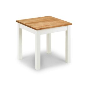 Julian Bowen Coxmoor Lamp Table in Ivory & Oak