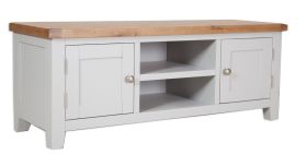 Boston French Grey Living Contemporary Grey TV Unit