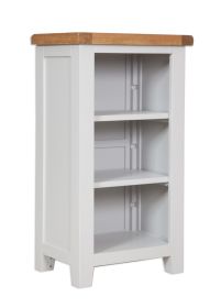 Boston French Grey Living Small Contemporary Grey Bookcase/ DVD Rack