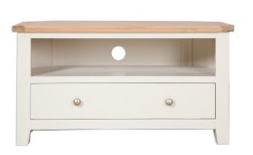 Boston Ivory Living Corner Ivory TV Unit