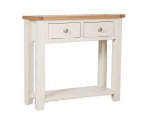Boston Ivory Living 2 Drawer Ivory Console Table