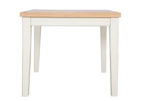 Boston Ivory Living Small Square Ivory Dining Table