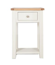 Boston Ivory Living 1 Drawer Small Ivory Console Table