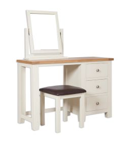 Boston Ivory Bedroom 3 Drawer Ivory Dressing Table