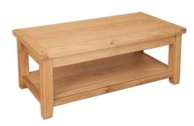 Boston Natural Oak Living Oak Coffee Table