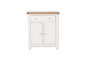 Boston White Living White Console Cabinet