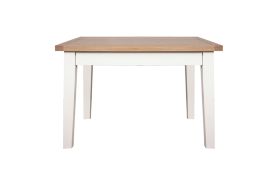 Boston White Living Small Square Dining Table