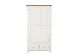 Boston White Bedroom 2 Door White Wardrobe