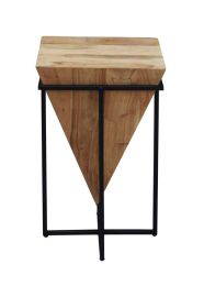 Mumbai Medium Light Pyramid Shaped Side Table