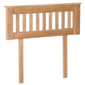 New Oak 4Ft 6 King Size Headboard