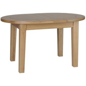 New Oak Butterfly Extending Dining Table