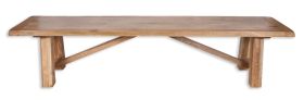 Patiala 200cm Dining Bench in Natural Wood 