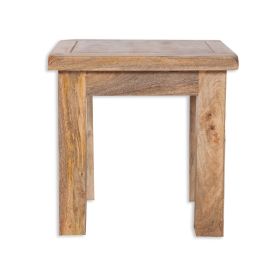 Patiala Lamp Table in Natural Wood 