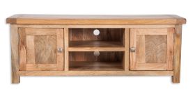 Patiala TV Unit in Natural Wood 