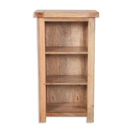 Patiala Small Bookcase / DVD Unit in Natural Wood 