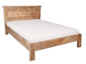 Rajasthan King size Bed in Natural Wood 