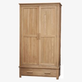 Opus Gents Wardrobe in Solid Oak
