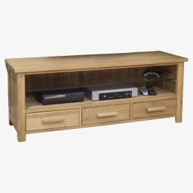 Opus Solid Oak Plasma TV Unit