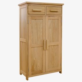 Opus Solid Oak Shoe Cupboard