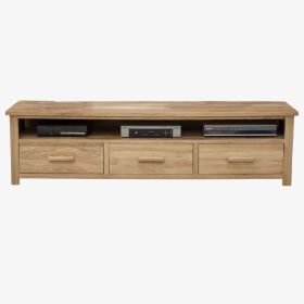 Opus Solid Oak Wide Plasma TV unit