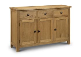 Julian Bowen Astoria Sideboard in Solid Oak