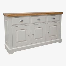 Painted Deluxe Large Sideboard in Solid Oak