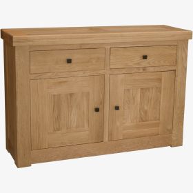 Bordeaux Solid Oak 2 Door 2 Drawer Sideboard