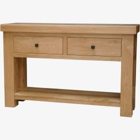 Bordeaux Solid Oak Console Table