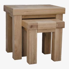 Bordeaux Solid Oak Nest of Tables