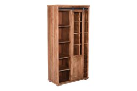 Kashmir Acacia Stone Finish Display Cabinet