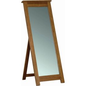 Rustic Oak Vanity Mirror