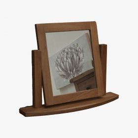 Rustic Solid Oak Dressing Table Mirror